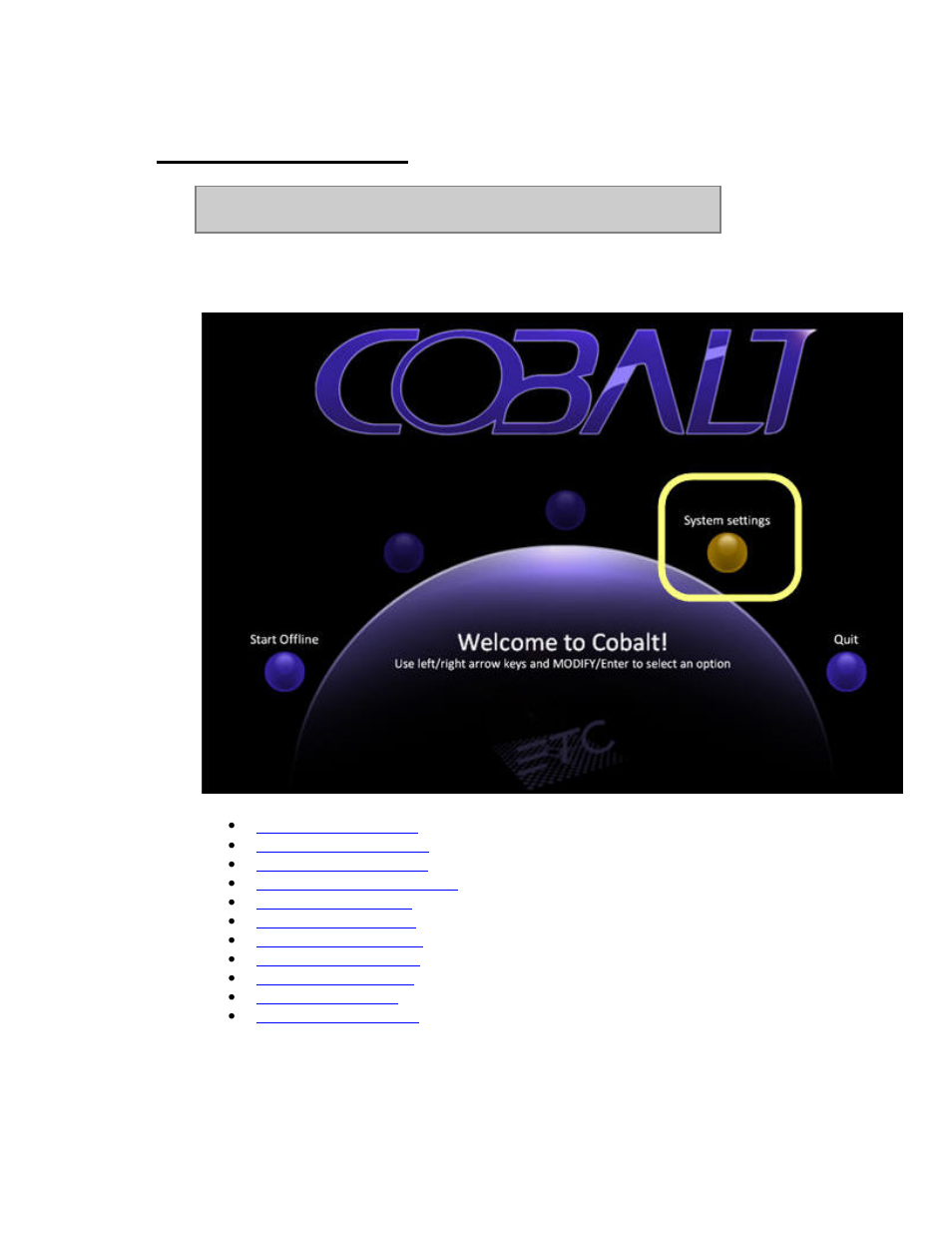 Exit to system settings | ETC Cobalt Family v7.0.0 User Manual | Page 154 / 1038