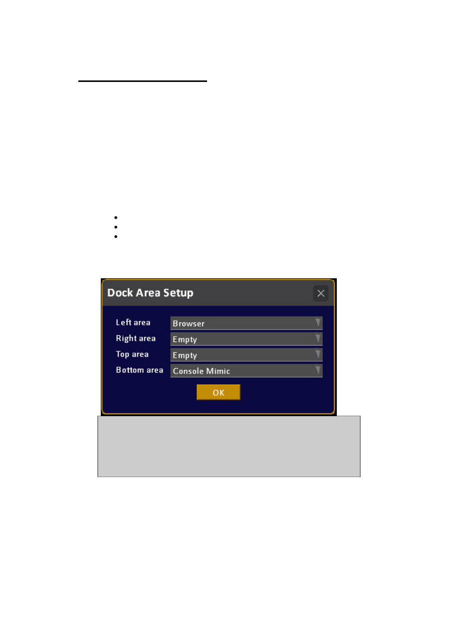 Dock areas - functions | ETC Cobalt Family v7.0.0 User Manual | Page 230 / 1038