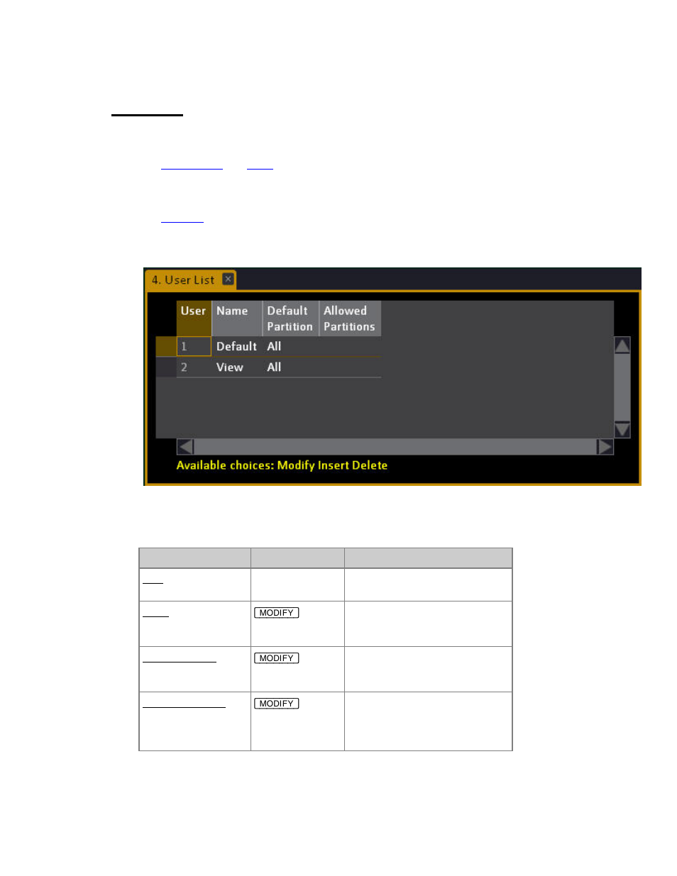 User list | ETC Cobalt Family v7.0.0 User Manual | Page 246 / 1038