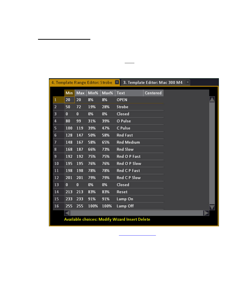 Templates - ranges | ETC Cobalt Family v7.0.0 User Manual | Page 308 / 1038