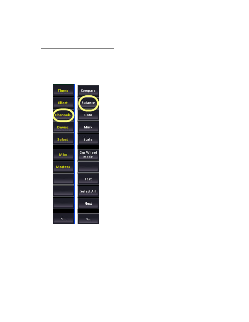 Channels - balance mode | ETC Cobalt Family v7.0.0 User Manual | Page 478 / 1038