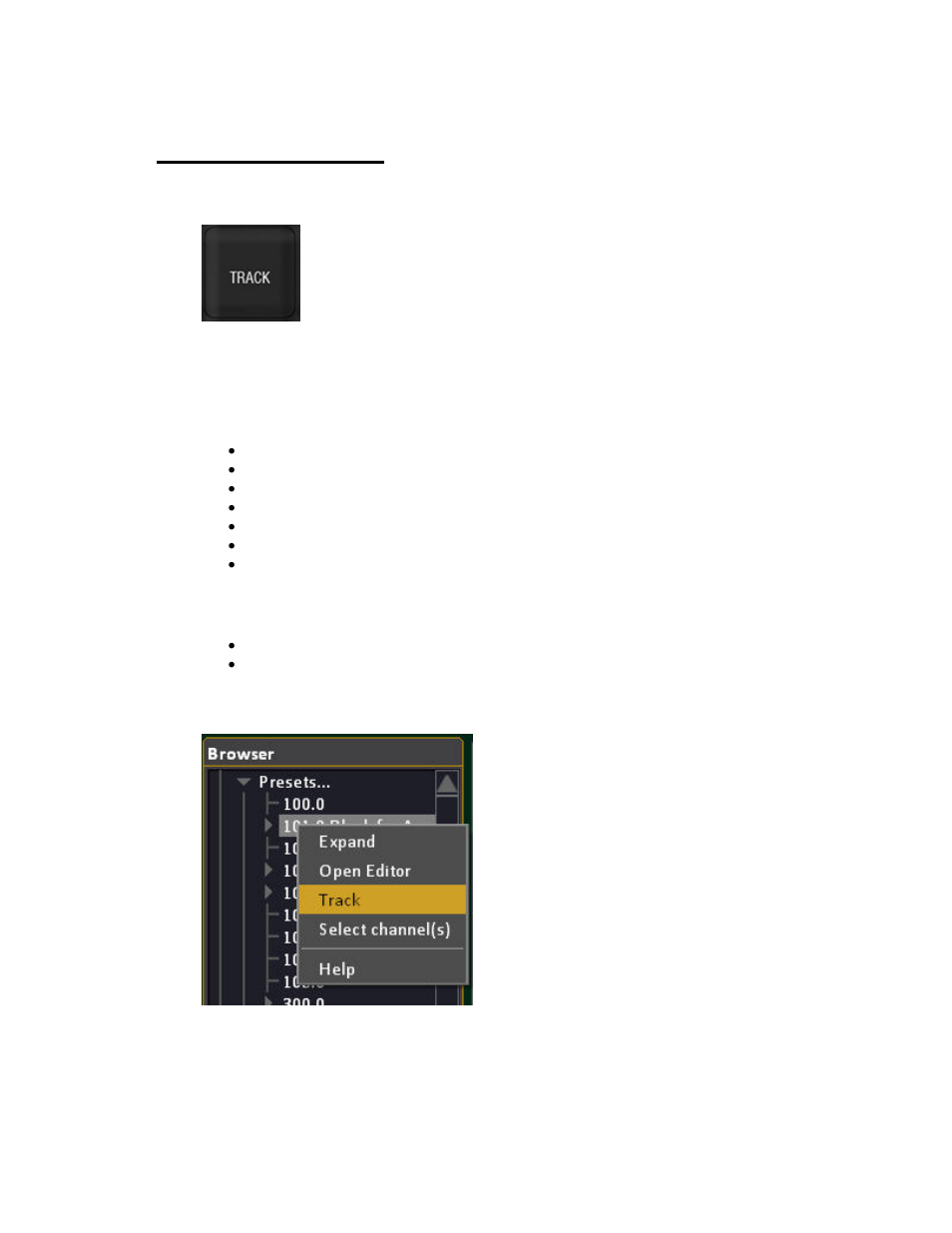 Track - introduction | ETC Cobalt Family v7.0.0 User Manual | Page 513 / 1038