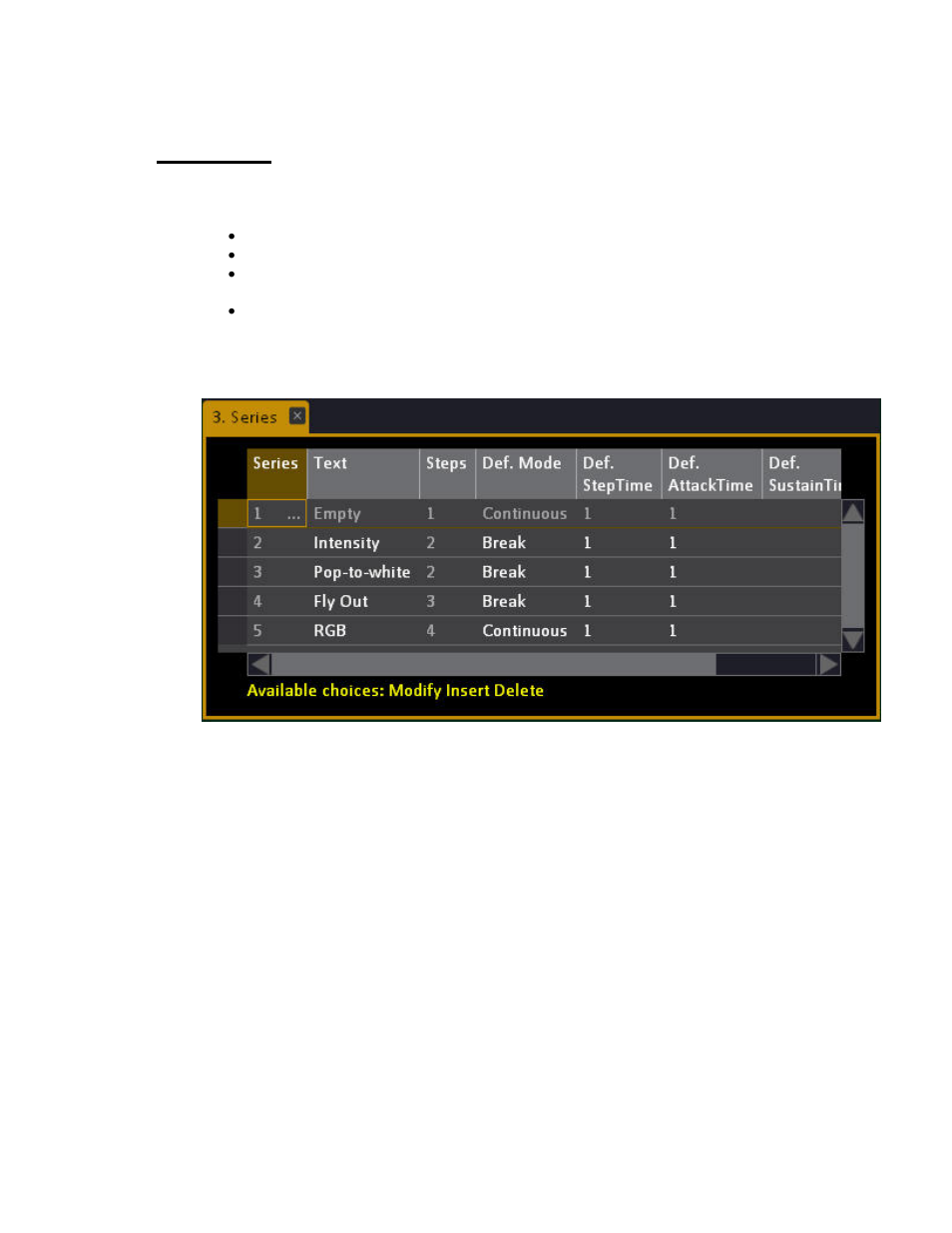 Series list | ETC Cobalt Family v7.0.0 User Manual | Page 706 / 1038
