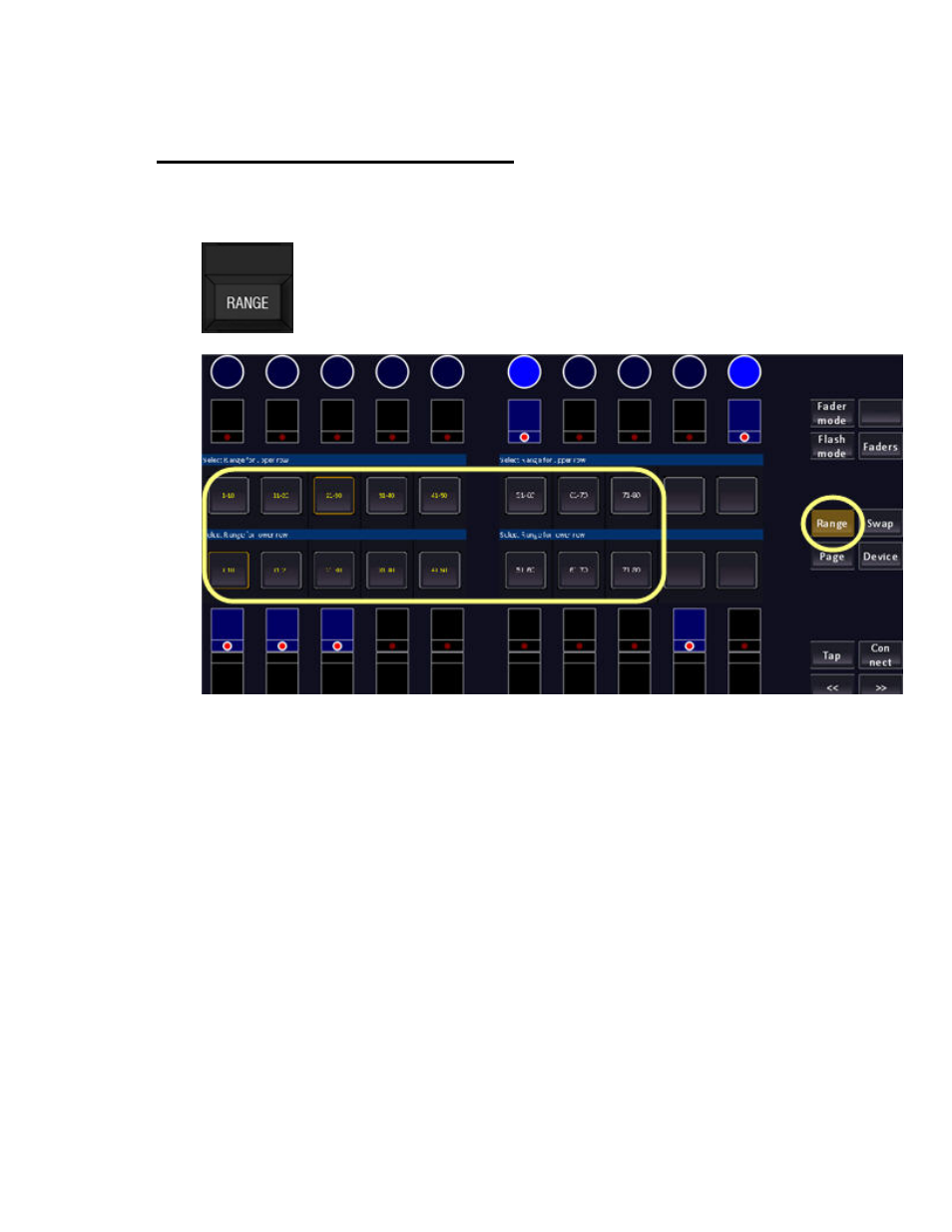 Masters - select playback range | ETC Cobalt Family v7.0.0 User Manual | Page 852 / 1038