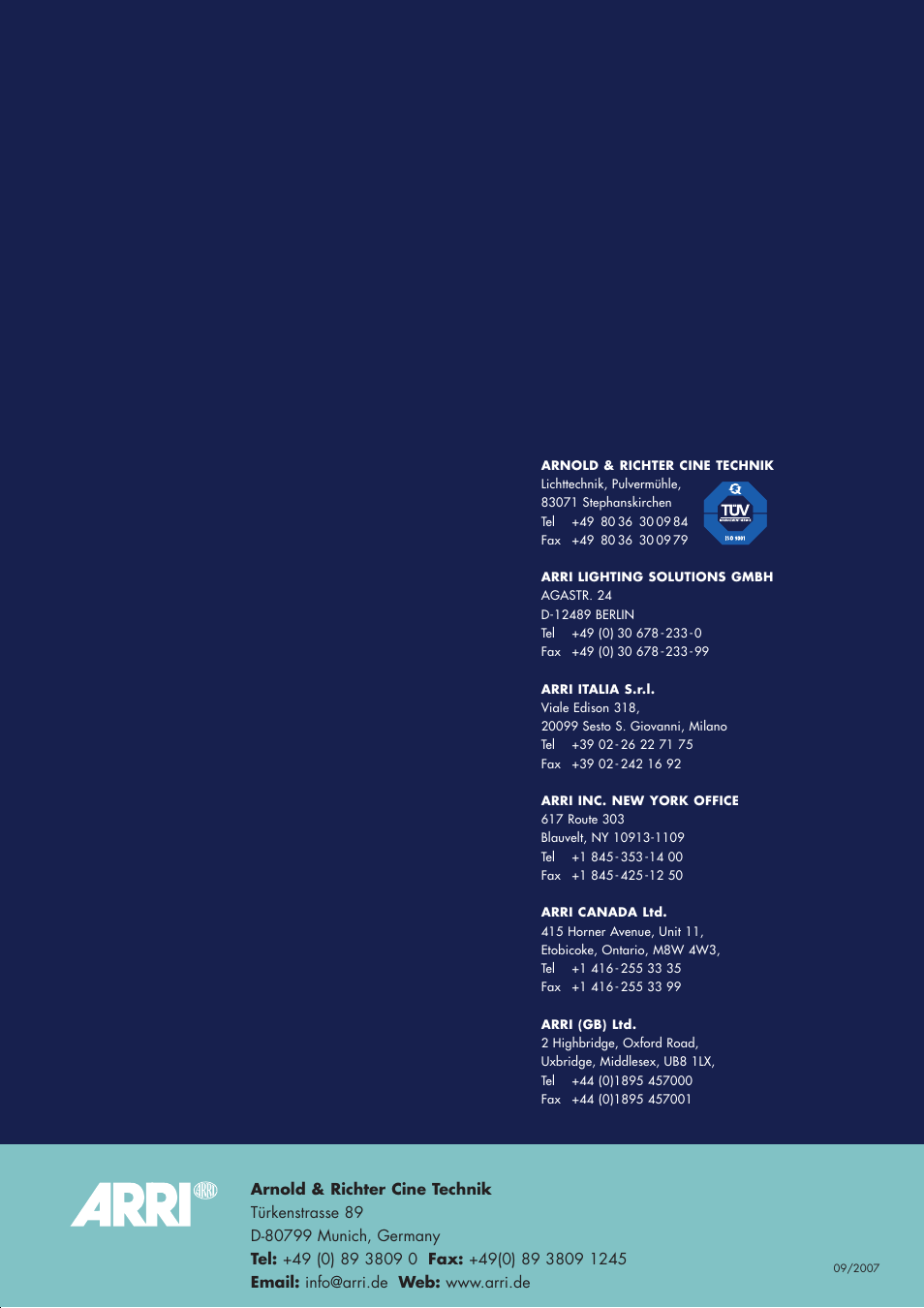 ARRI A4 User Manual | Page 6 / 6