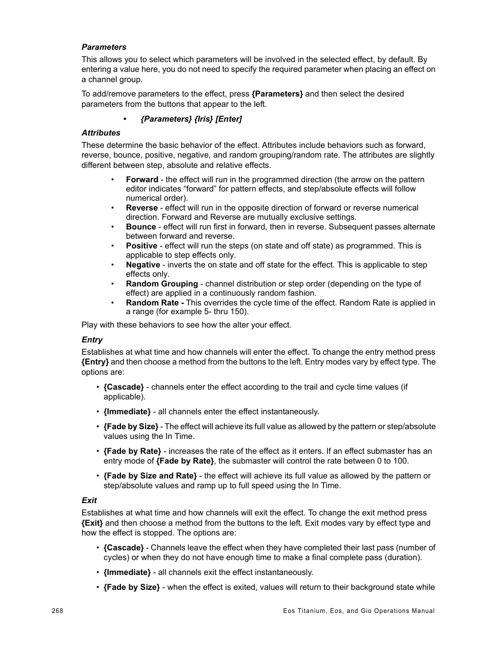 ETC Eos Titanium, Eos, and Gio v2.0.0 User Manual | Page 286 / 476