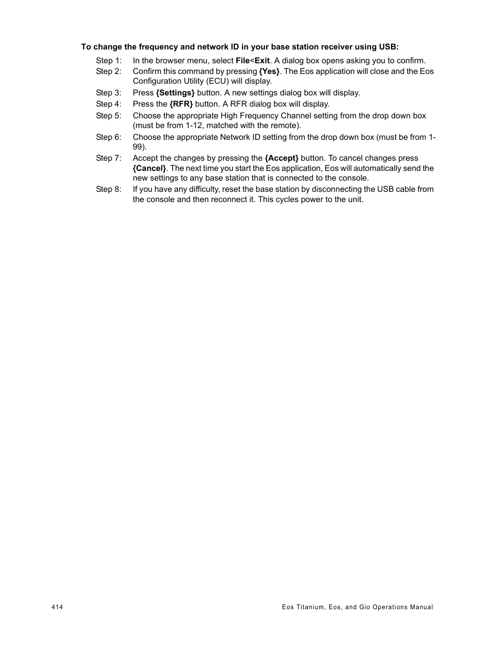 ETC Eos Titanium, Eos, and Gio v2.0.0 User Manual | Page 432 / 476