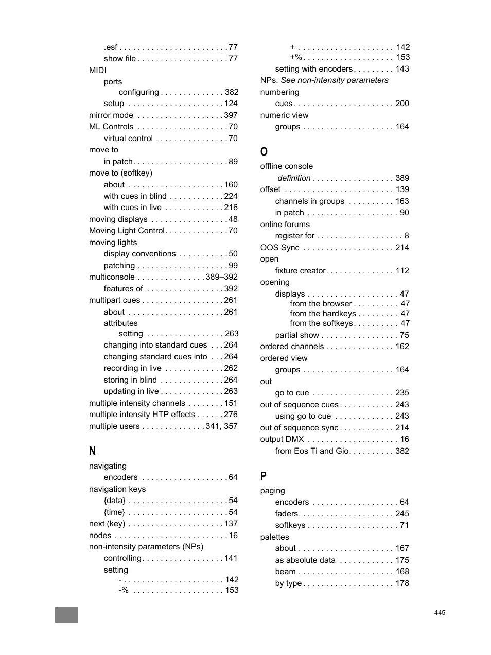 ETC Eos Titanium, Eos, and Gio v2.0.0 User Manual | Page 455 / 476