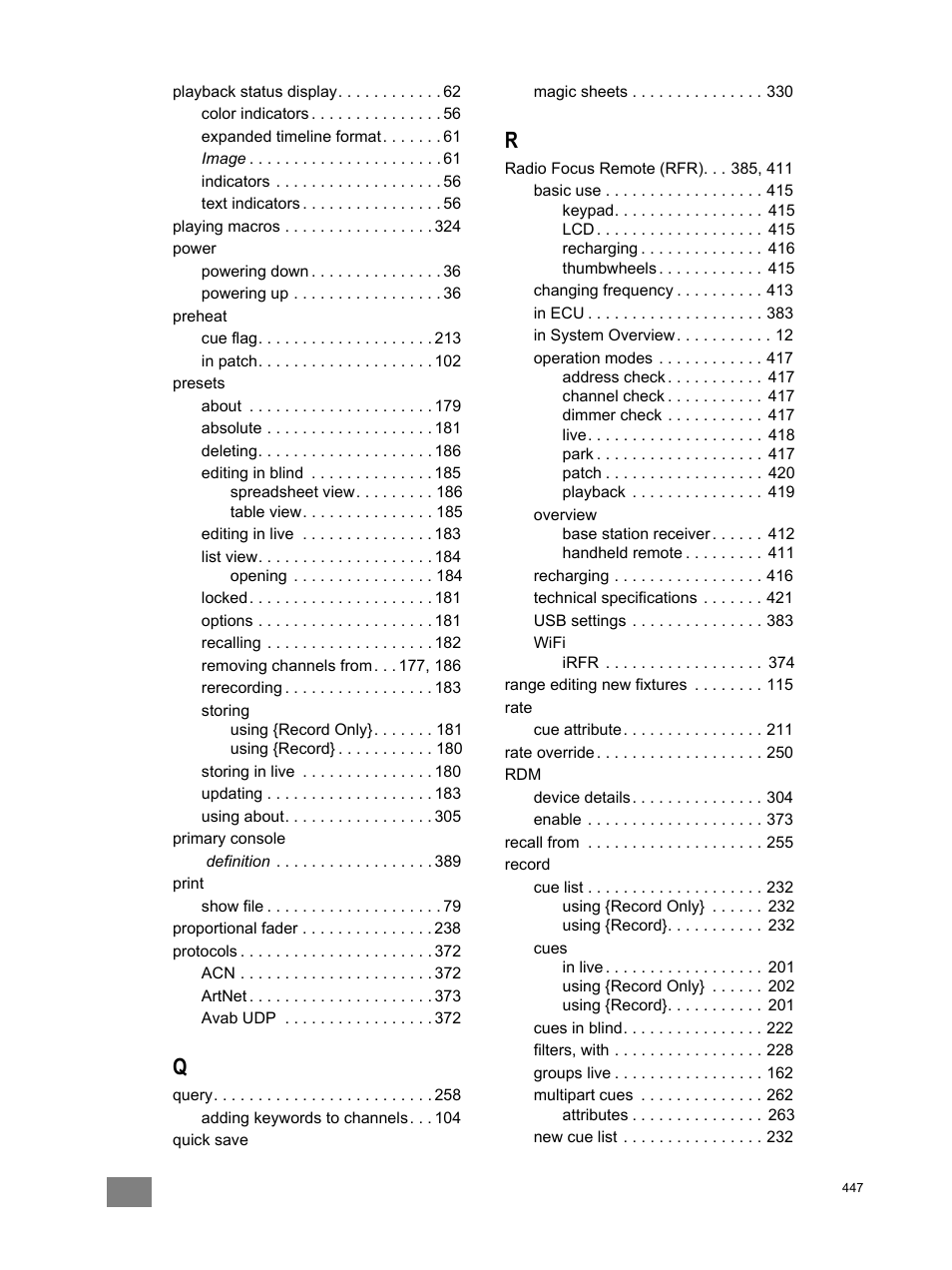 ETC Eos Titanium, Eos, and Gio v2.0.0 User Manual | Page 457 / 476