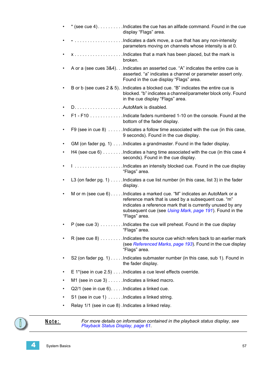 N o t e | ETC Eos Titanium, Eos, and Gio v2.0.0 User Manual | Page 75 / 476