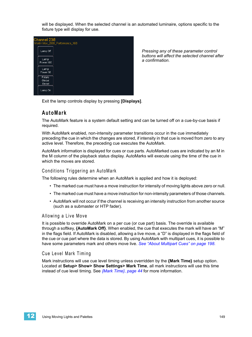 Automark | ETC Element v2.1.0 User Manual | Page 161 / 318