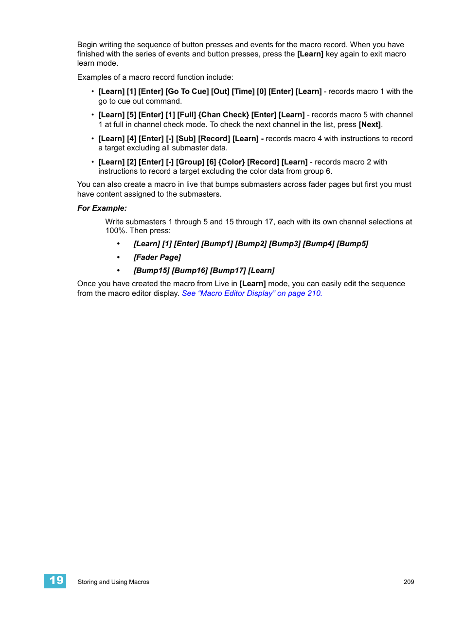 ETC Element v2.1.0 User Manual | Page 221 / 318