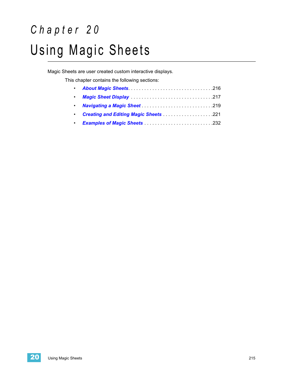 Using magic sheets, C h a p t e r 2 0 | ETC Element v2.1.0 User Manual | Page 227 / 318