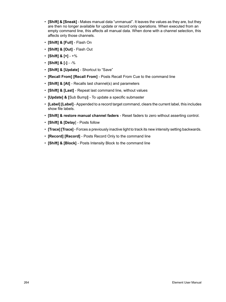 ETC Element v2.1.0 User Manual | Page 276 / 318