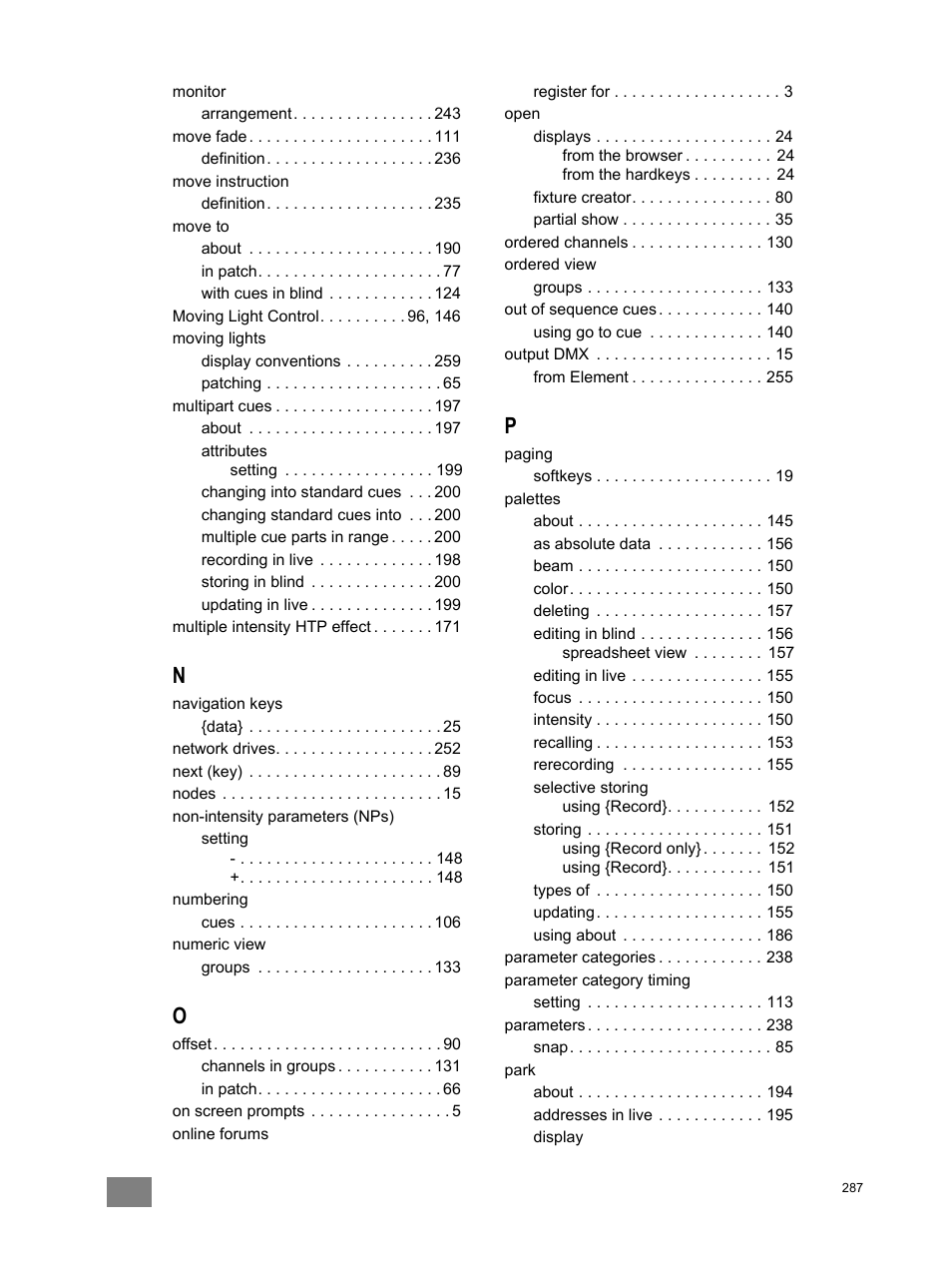 ETC Element v2.1.0 User Manual | Page 299 / 318