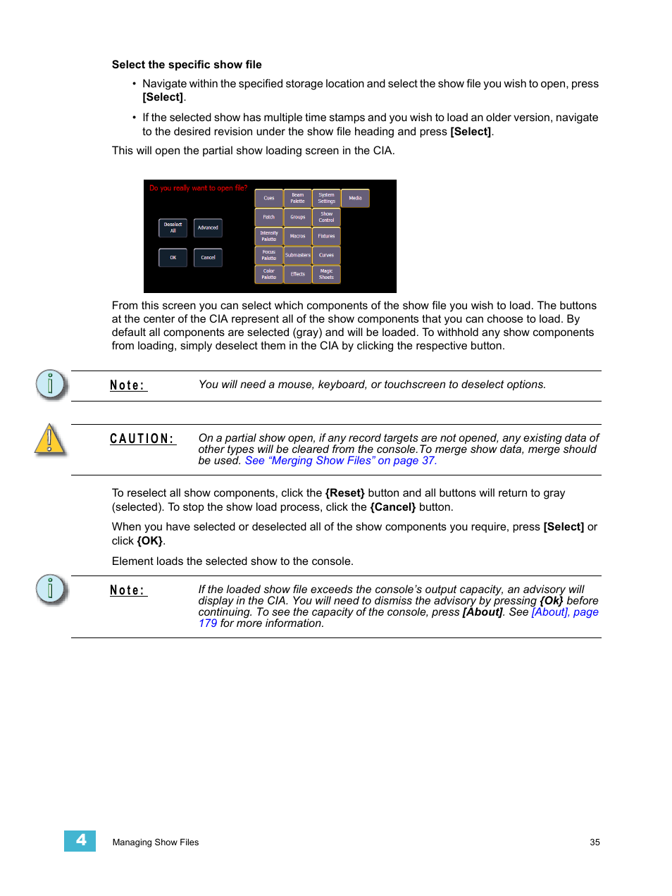 N o t e | ETC Element v2.1.0 User Manual | Page 47 / 318