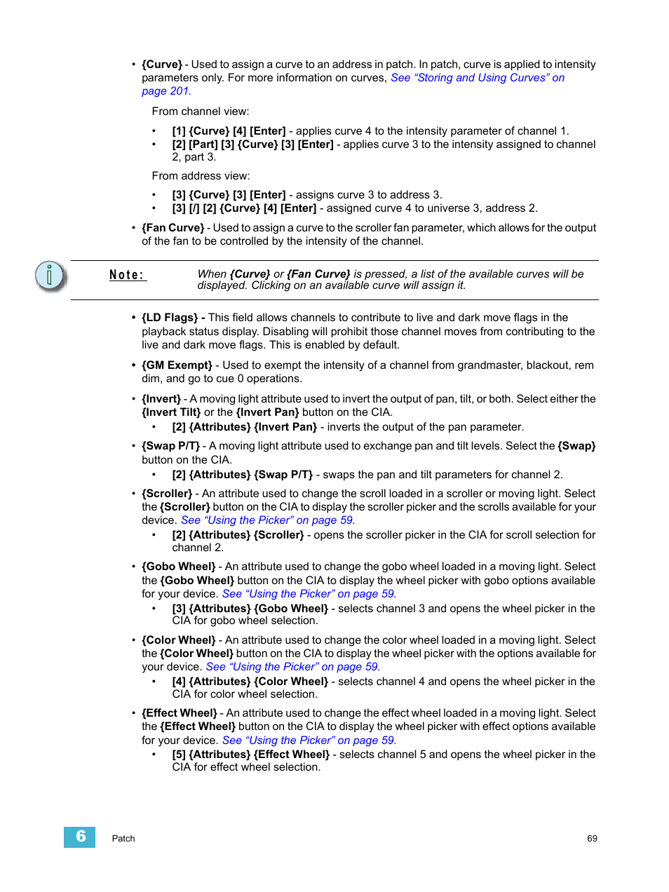 N o t e | ETC Element v2.1.0 User Manual | Page 81 / 318