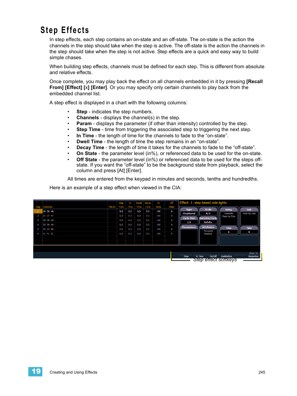 Step effects | ETC Ion User Manual | Page 261 / 440