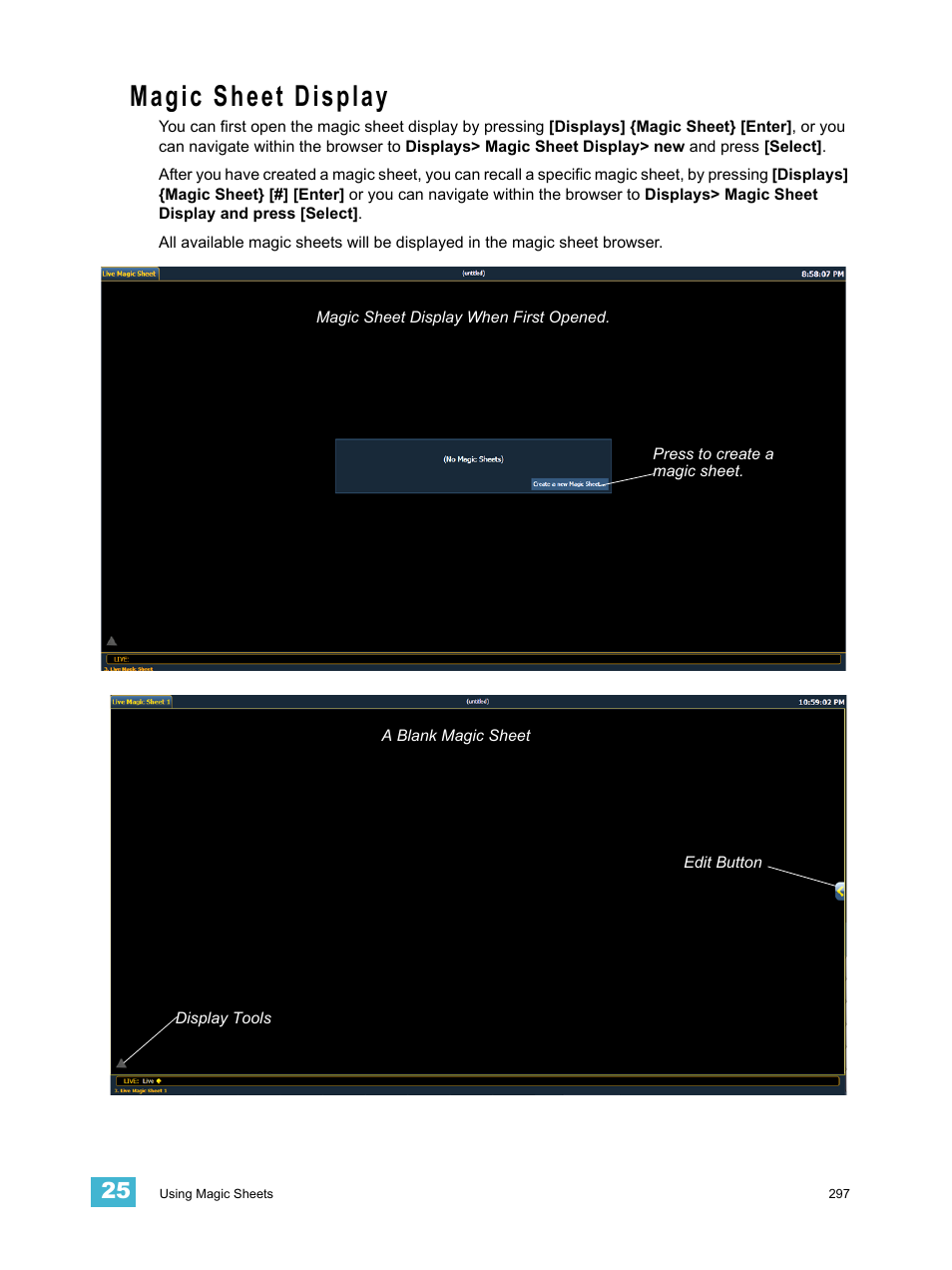 Magic sheet display | ETC Ion User Manual | Page 313 / 440