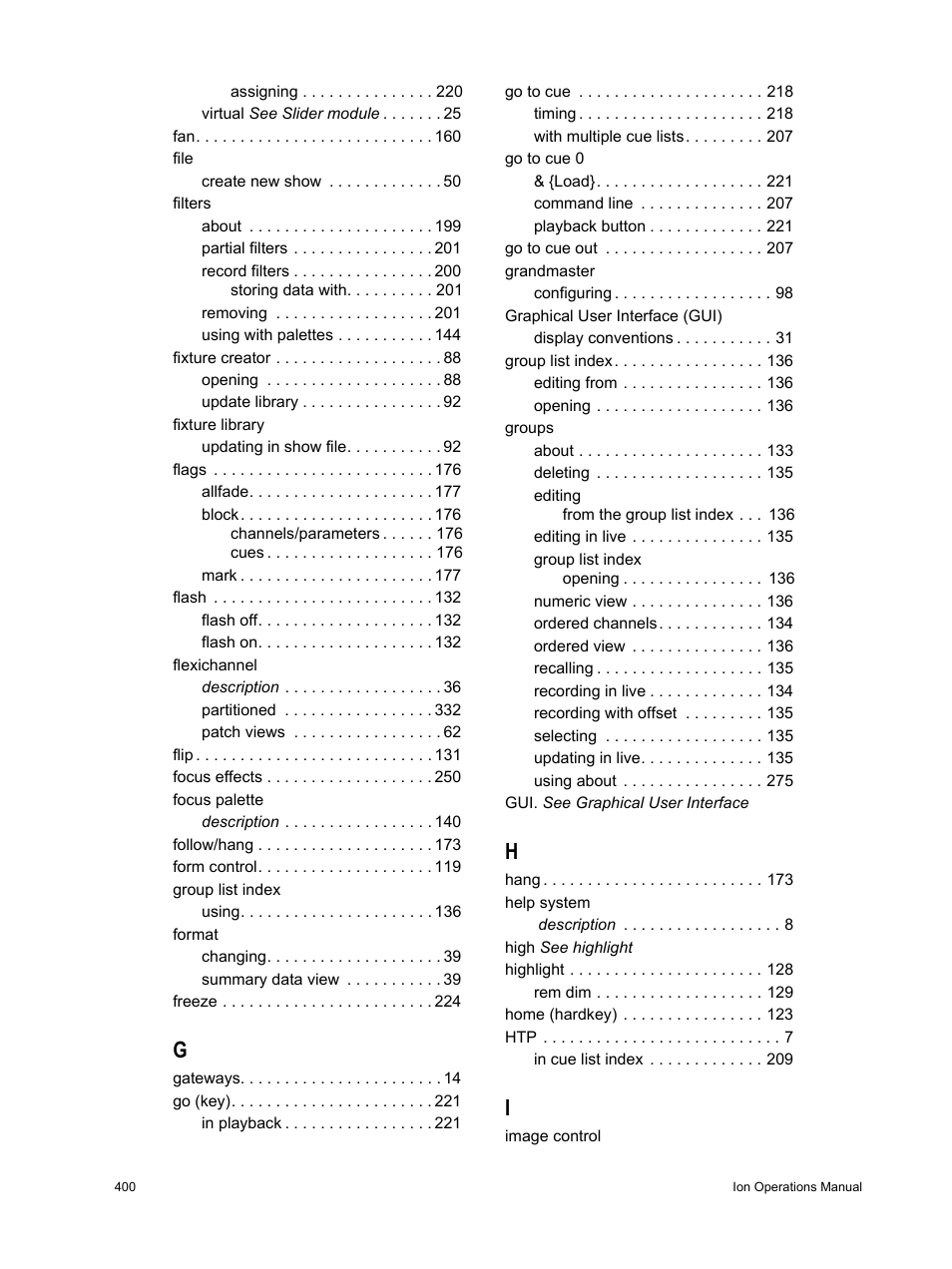ETC Ion User Manual | Page 416 / 440