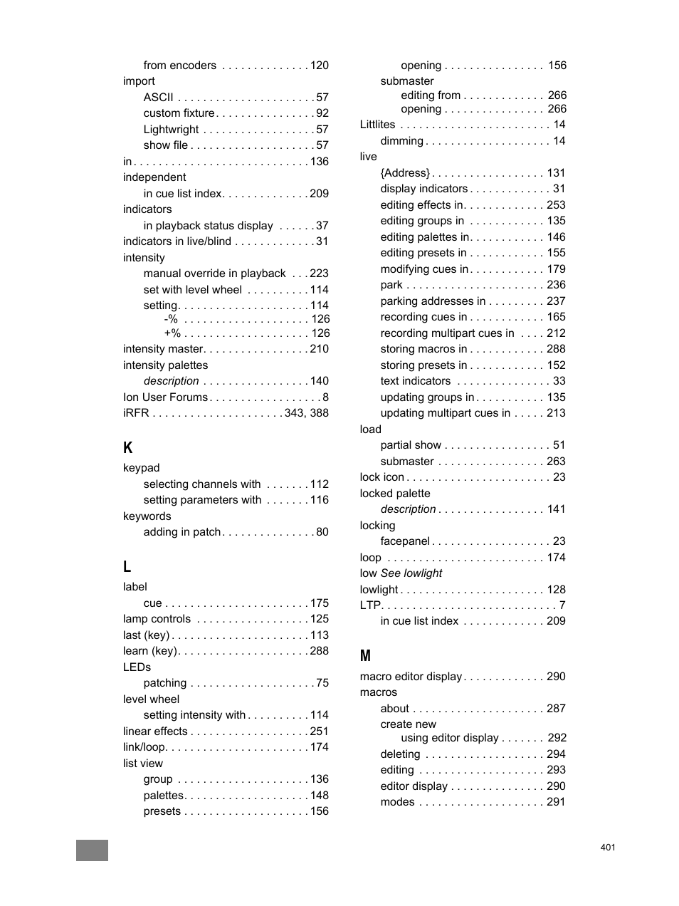 ETC Ion User Manual | Page 417 / 440