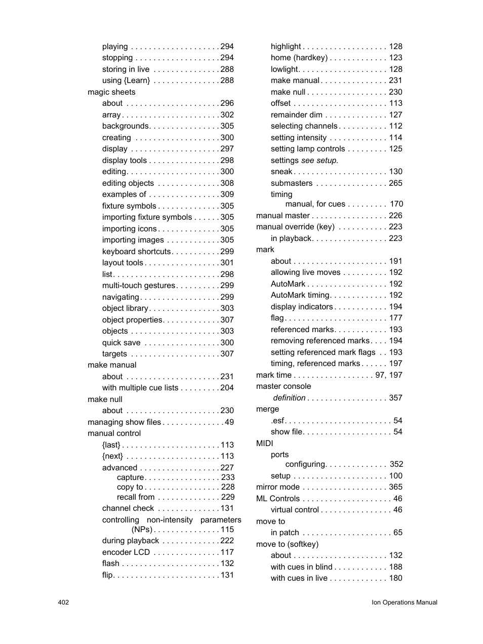 ETC Ion User Manual | Page 418 / 440