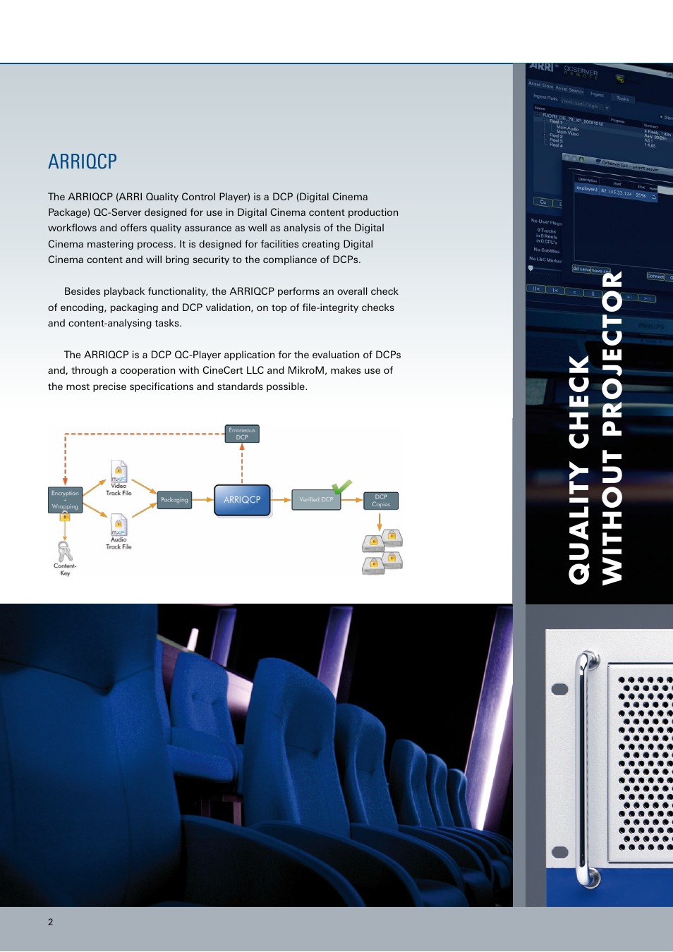 ARRI Quality Control Player ARRIQCP User Manual | Page 2 / 8