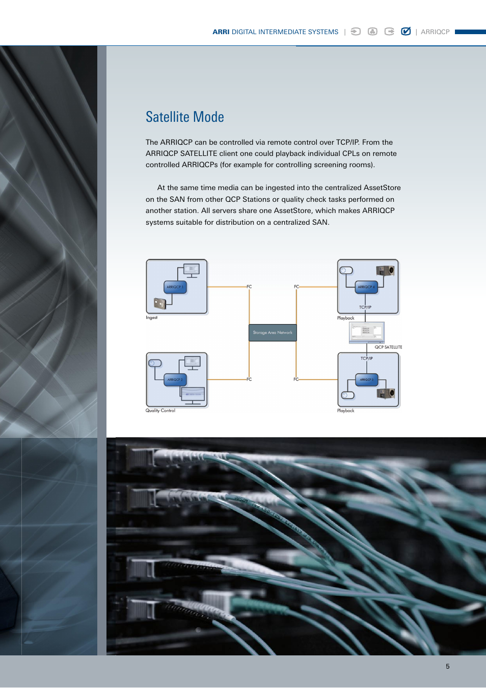 Satellite mode | ARRI Quality Control Player ARRIQCP User Manual | Page 5 / 8