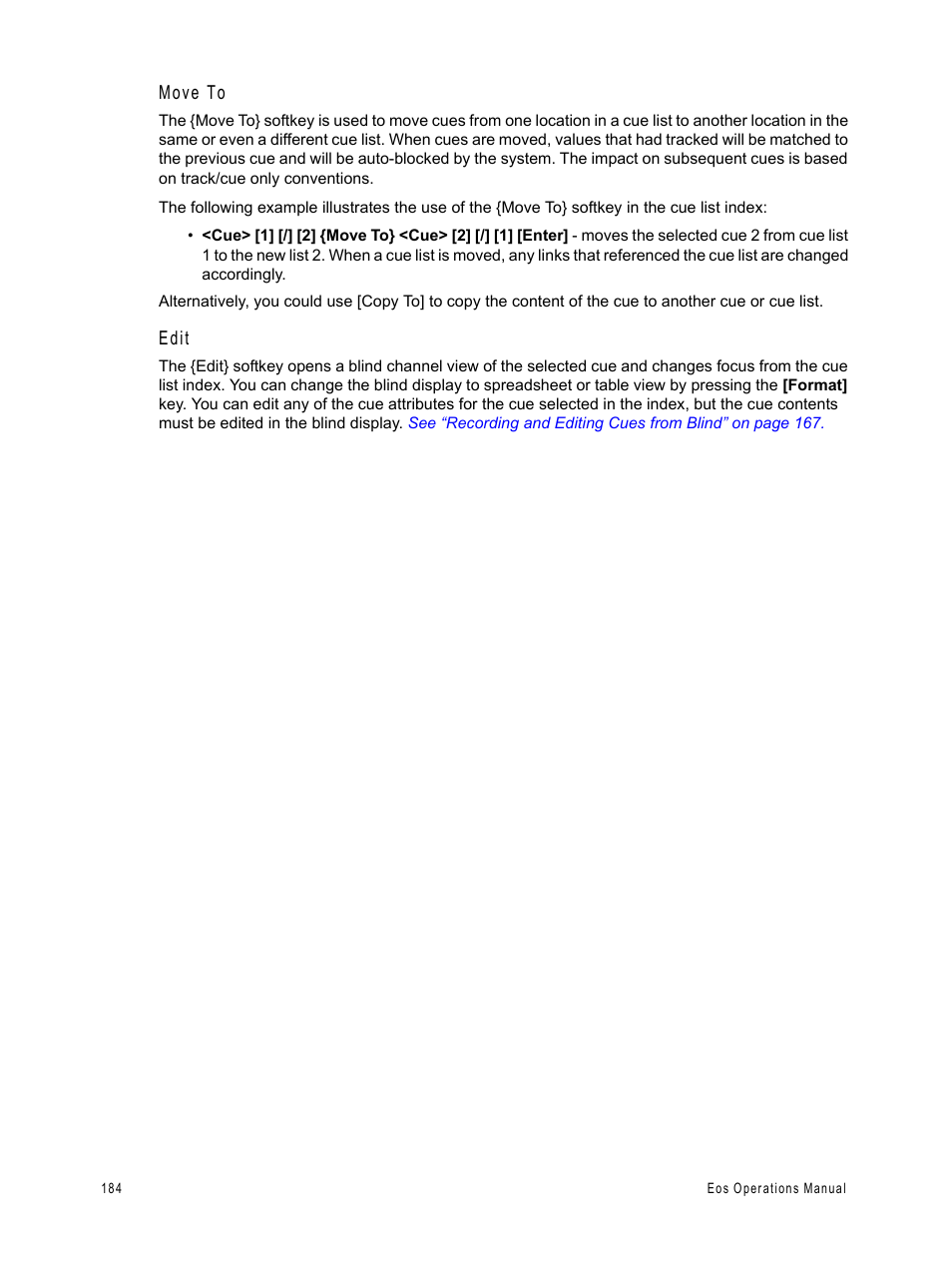 Move to, Edit | ETC Eos v1.3 User Manual | Page 198 / 356