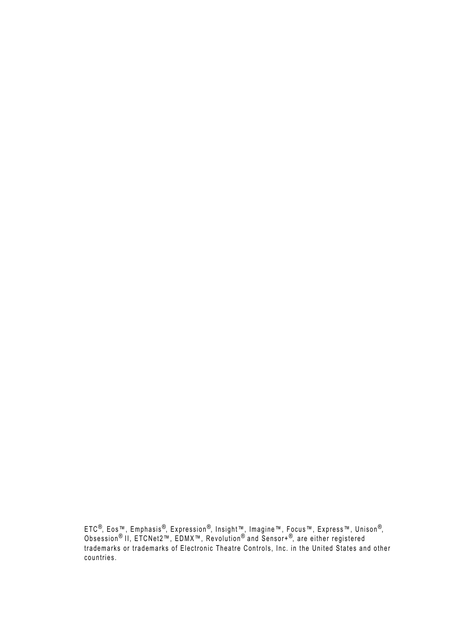 ETC Eos v1.3 User Manual | Page 2 / 356