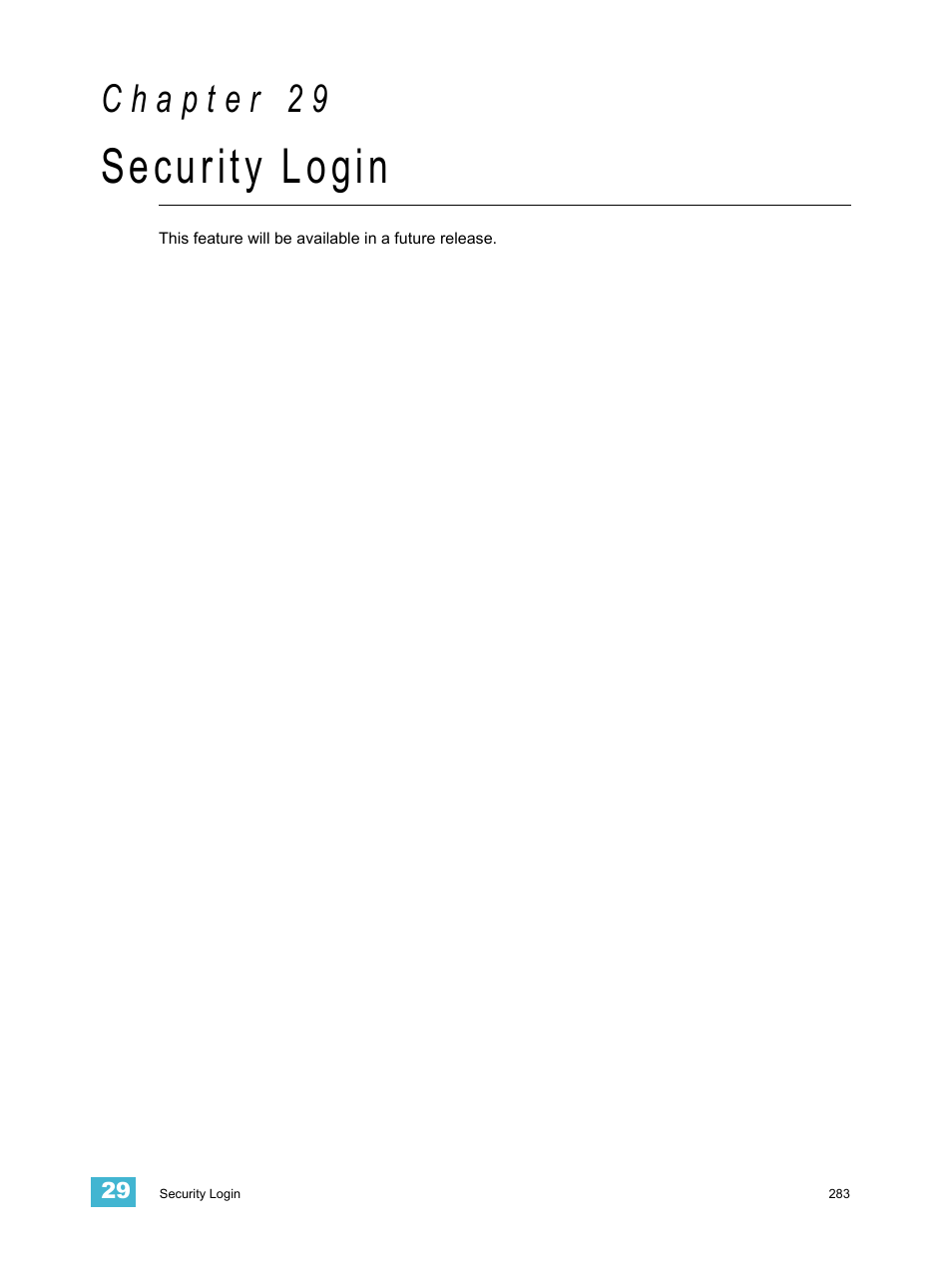 Security login, C h a p t e r 2 9 | ETC Eos v1.3 User Manual | Page 297 / 356