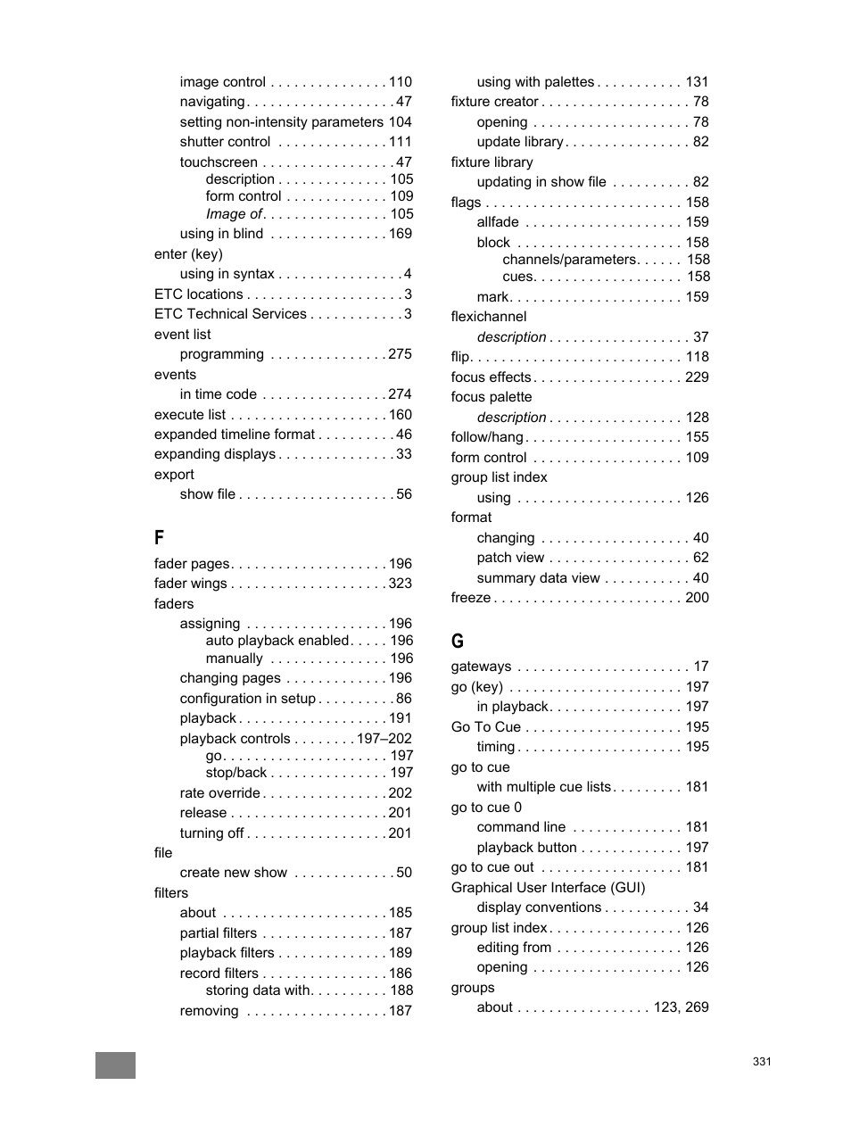 ETC Eos v1.3 User Manual | Page 345 / 356