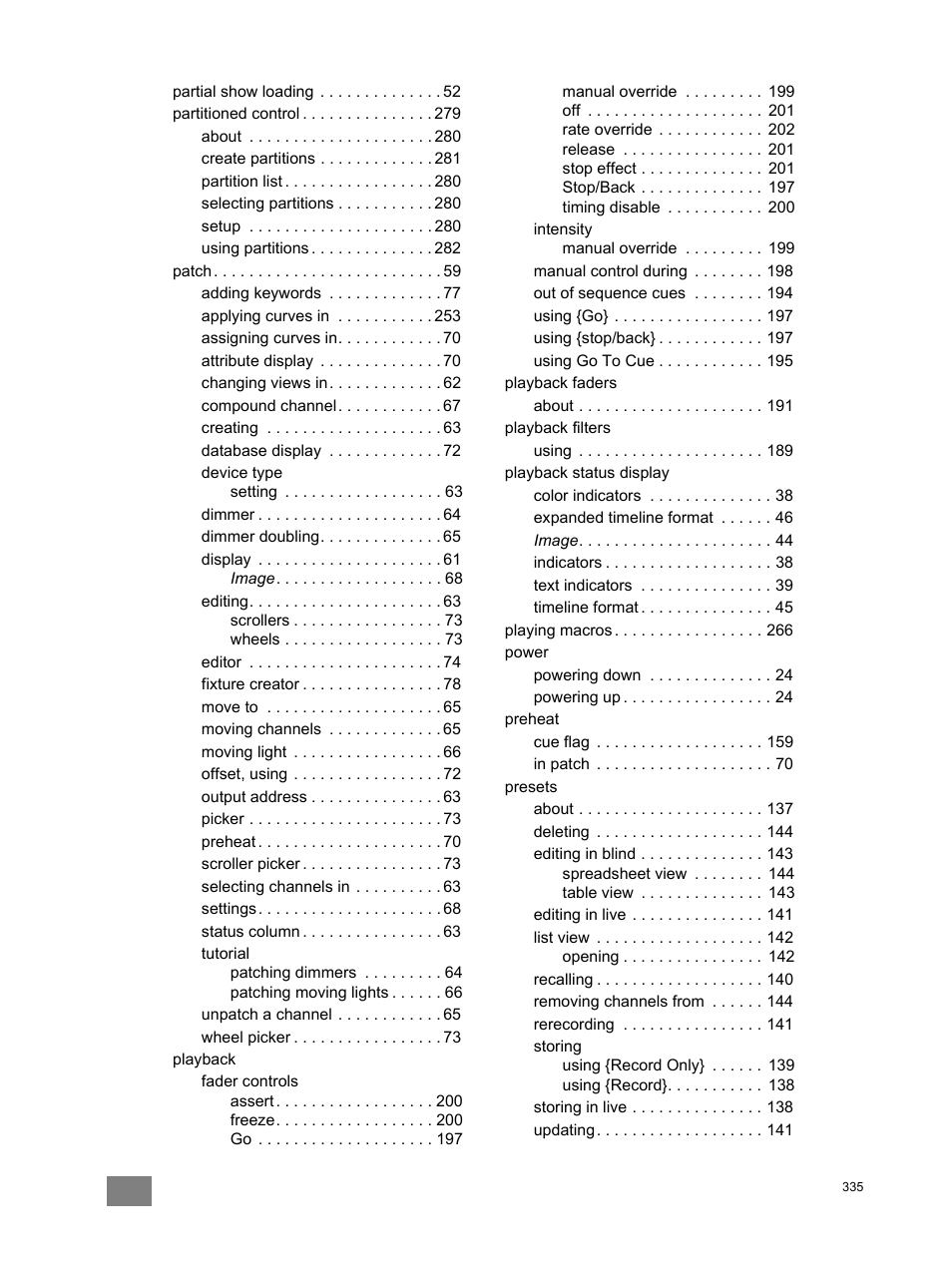 ETC Eos v1.3 User Manual | Page 349 / 356