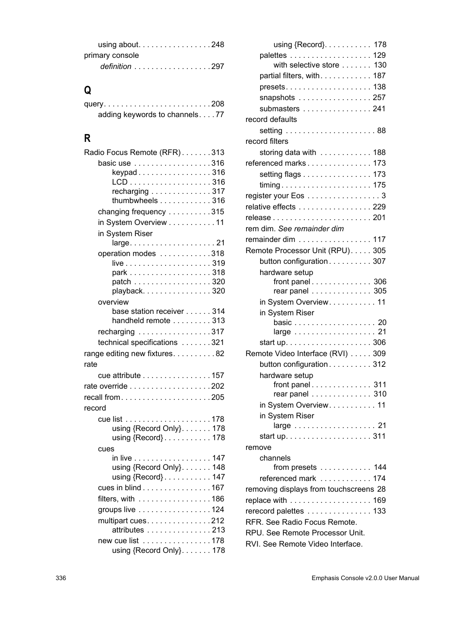 ETC Eos v1.3 User Manual | Page 350 / 356