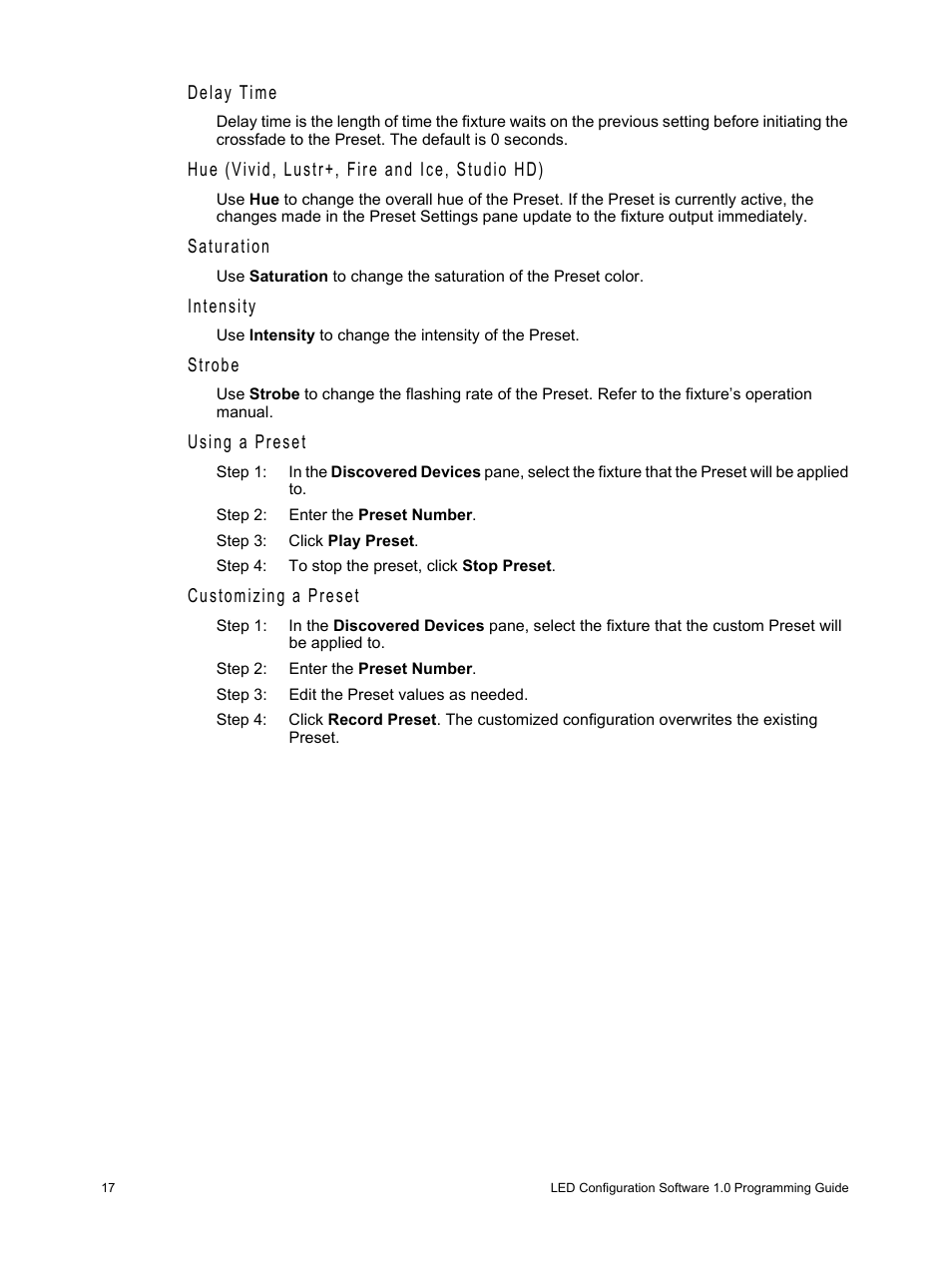 ETC LED Configuration Software Programming Guide User Manual | Page 20 / 24