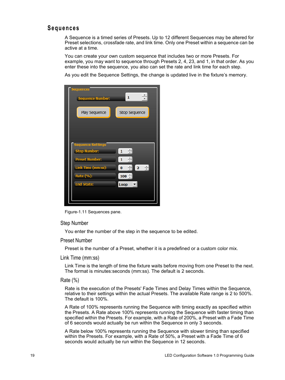 Sequences | ETC LED Configuration Software Programming Guide User Manual | Page 22 / 24