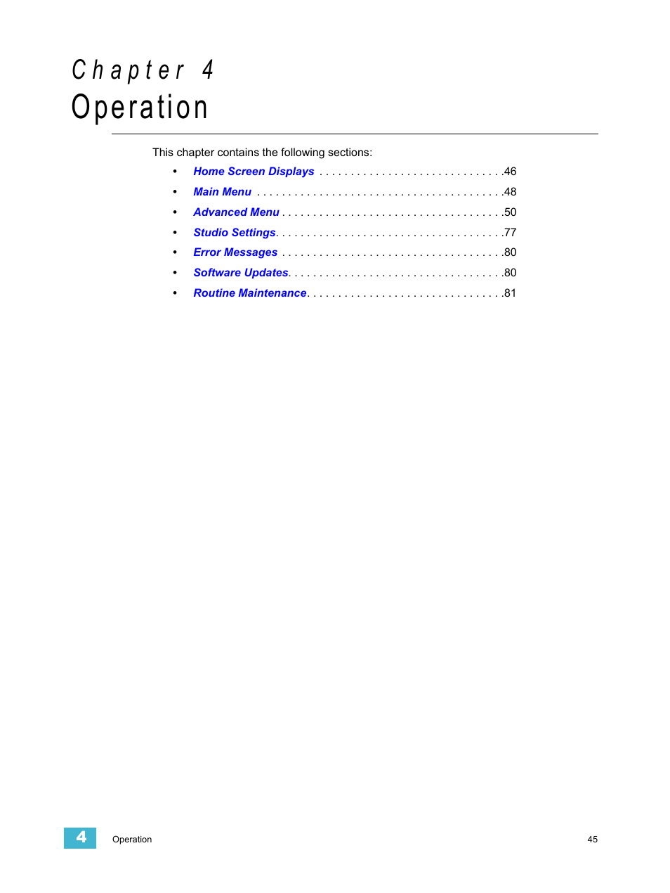 Operation | ETC Desire Series v1.6.0 User Manual User Manual | Page 51 / 100