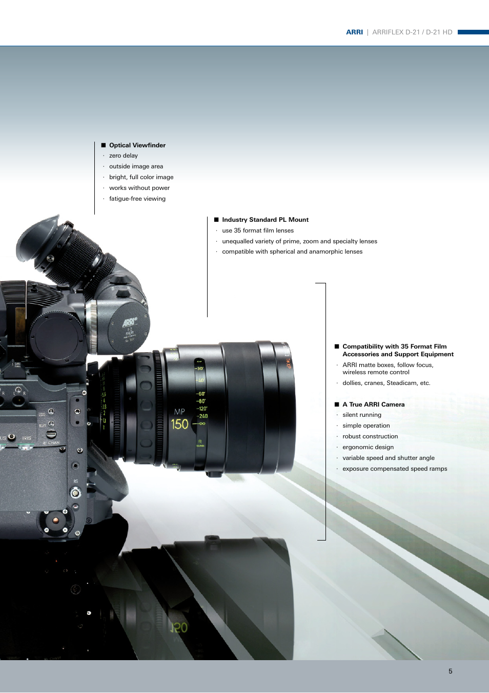 ARRI ARRIFLEX D-21 User Manual | Page 5 / 24