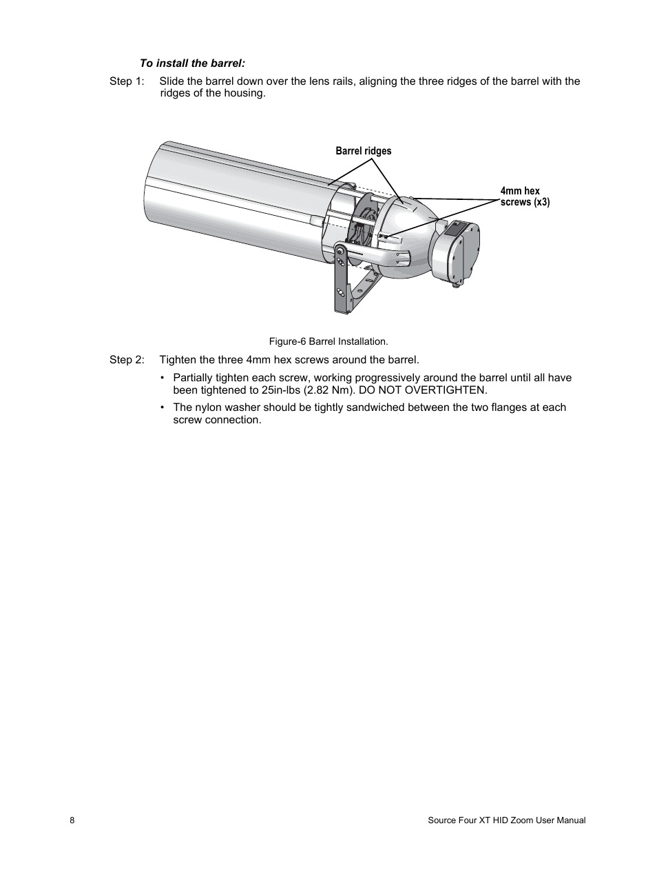 ETC Source Four XT HID Zoom User Manual User Manual | Page 10 / 20