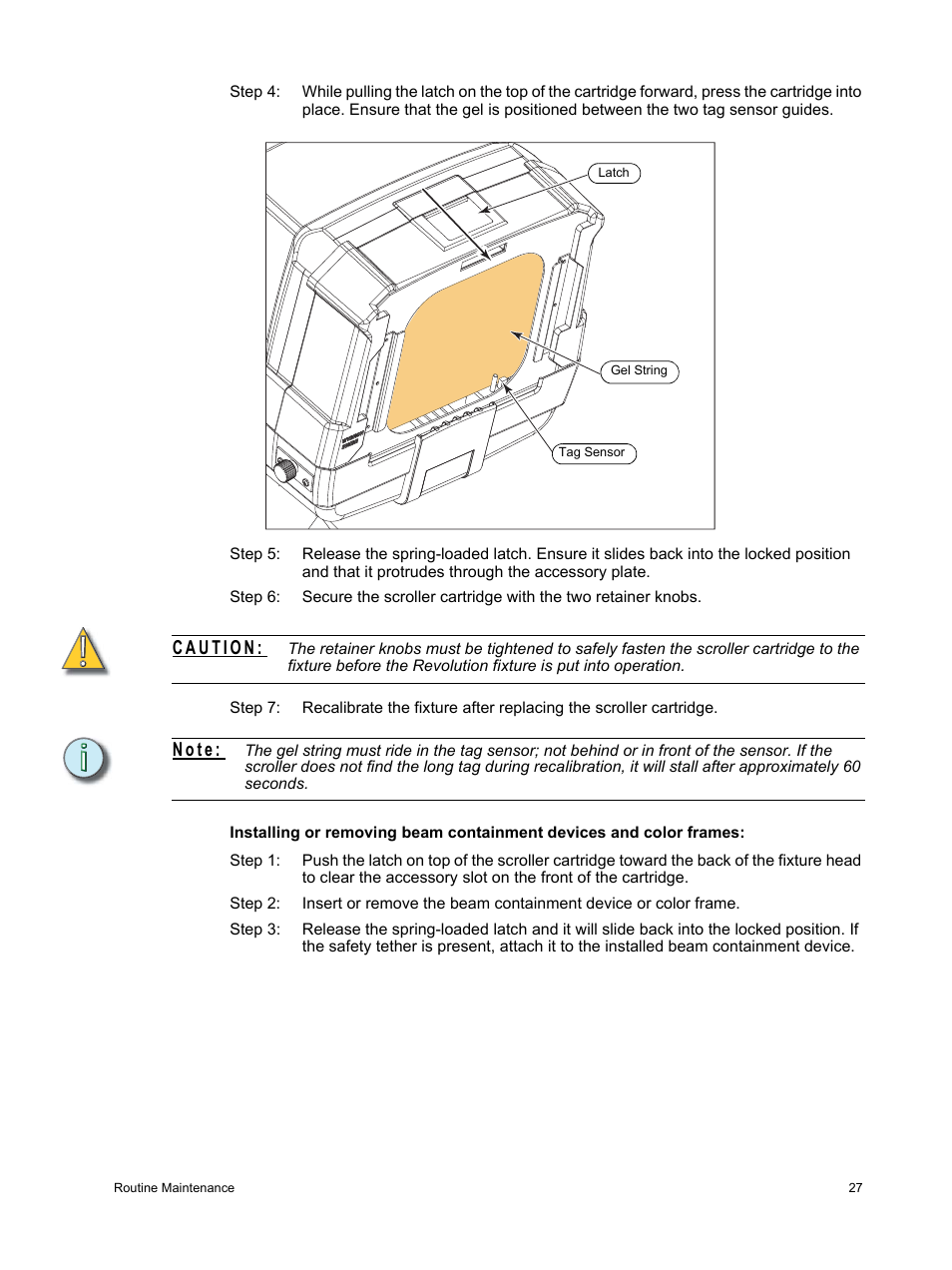 N o t e | ETC Source Four Revolution with Wybron User Manual | Page 31 / 52