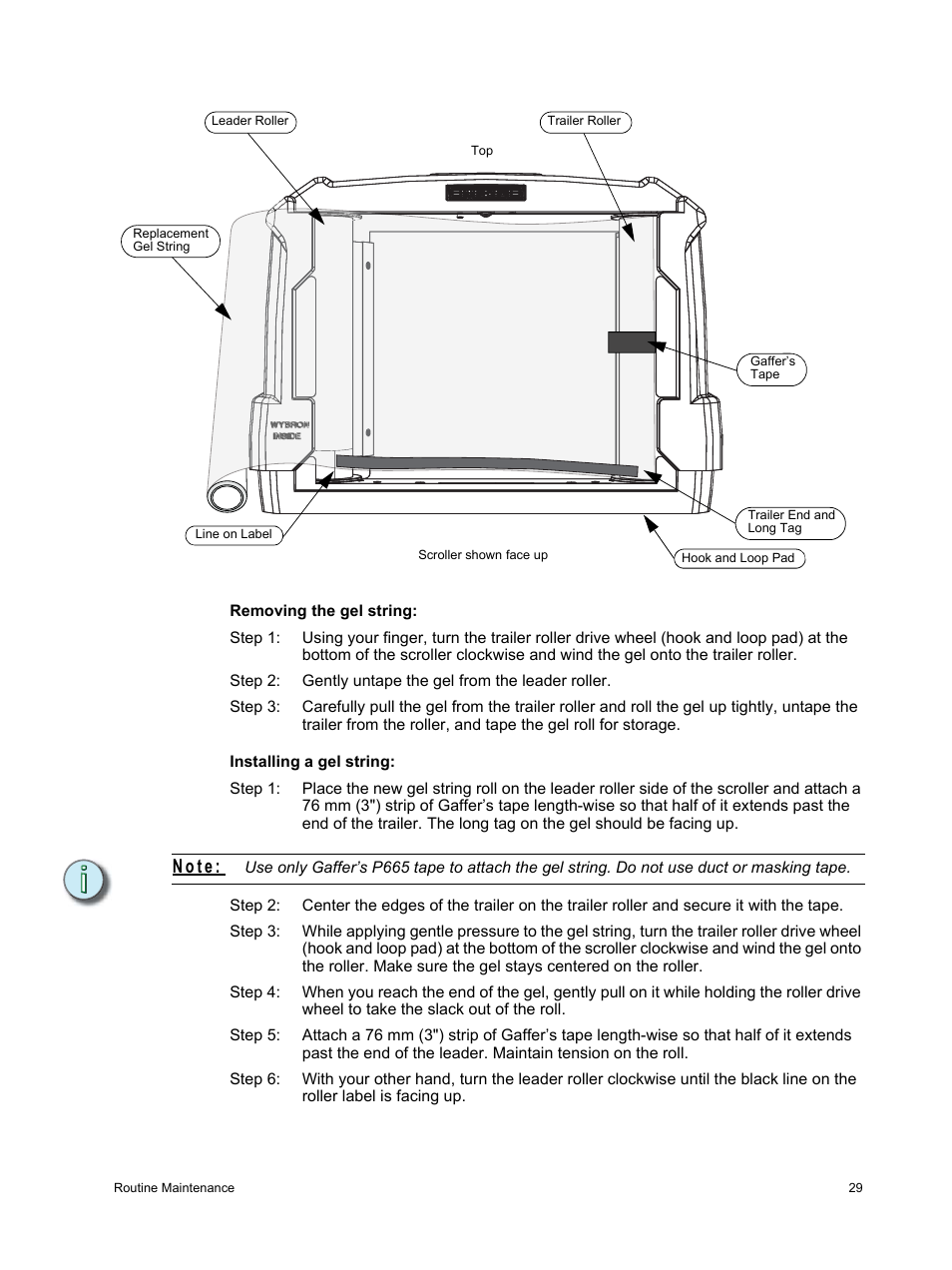 N o t e | ETC Source Four Revolution with Wybron User Manual | Page 33 / 52