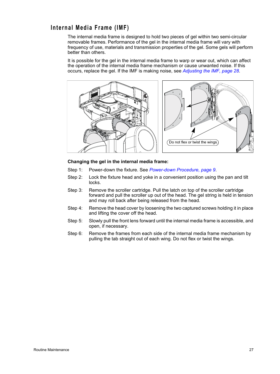 Internal media frame (imf), Internal media | ETC Source Four Revolution User Manual | Page 31 / 48