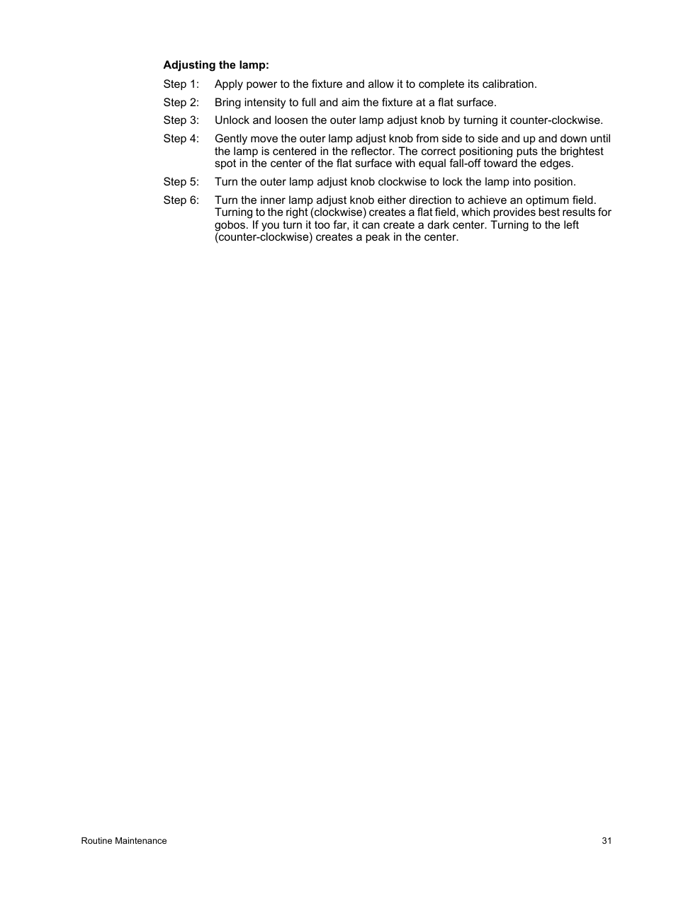 ETC Source Four Revolution User Manual | Page 35 / 48