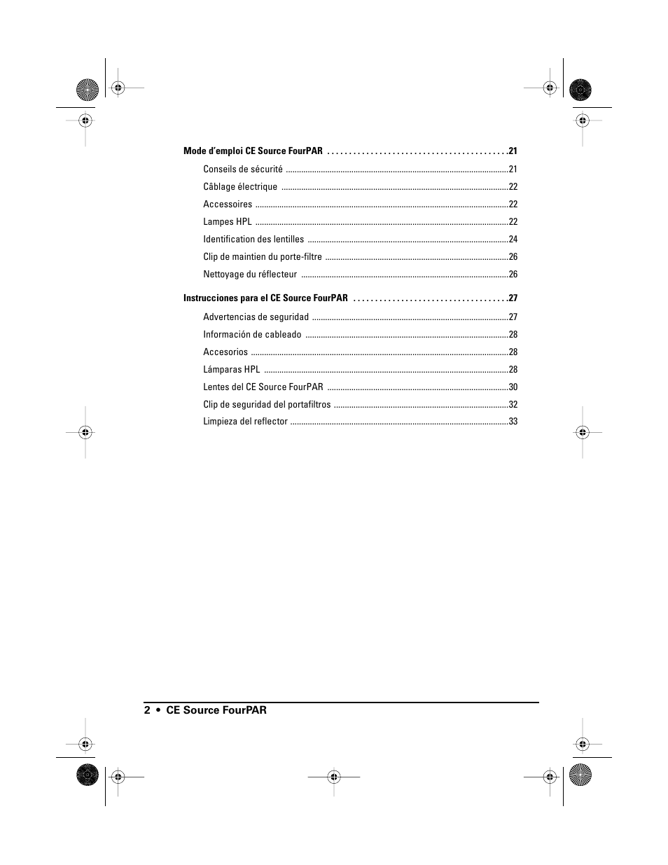 ETC Source Four CE PAR EA and MCM User Manual | Page 4 / 40