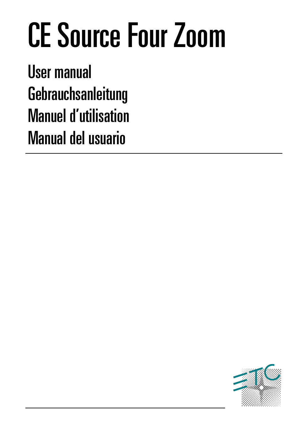 ETC Source Four CE Zoom User Manual | 52 pages
