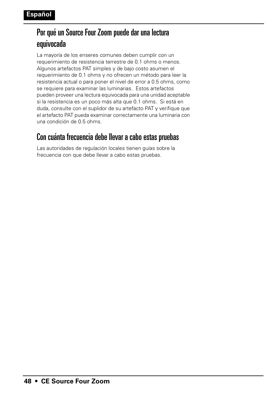 ETC Source Four CE Zoom User Manual | Page 50 / 52