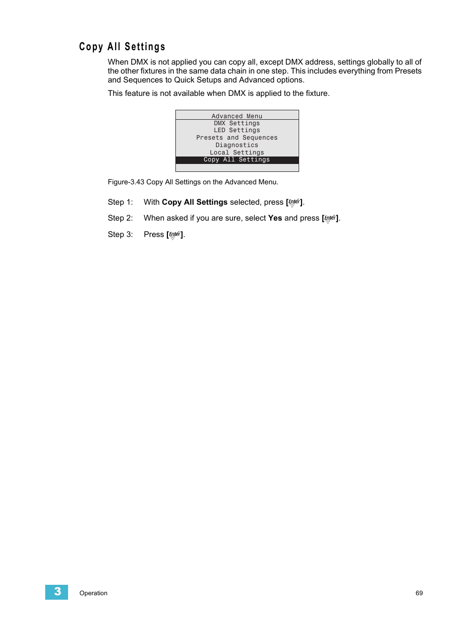 Copy all settings | ETC Source Four LED v1.6.0 User Manual User Manual | Page 75 / 100