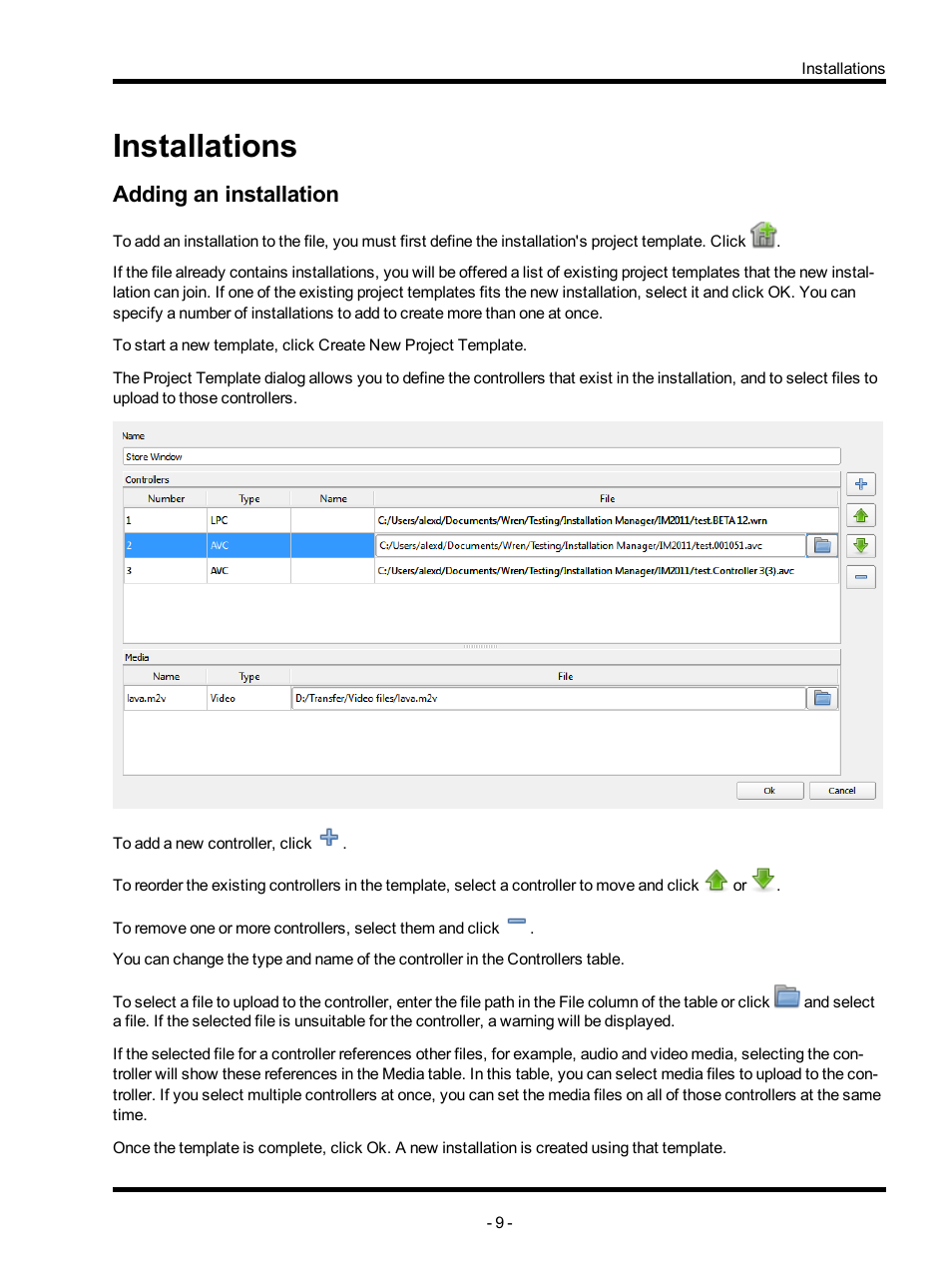 Installations, Adding an installation | ETC Unison Mosaic RemoteManager v1.0.4 User Manual | Page 9 / 20