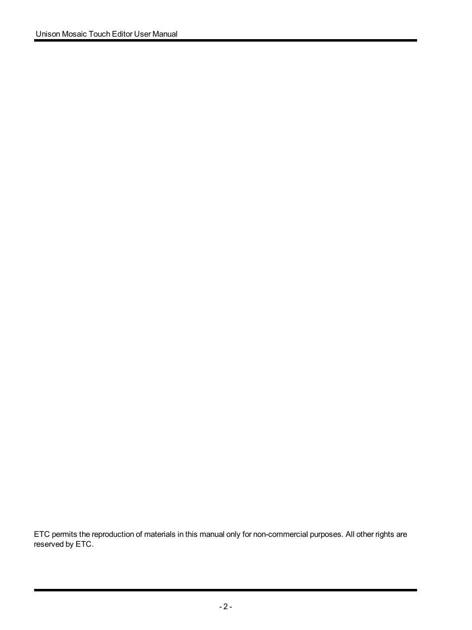 ETC Unison Mosaic TouchEditor v1.0 User Manual | Page 2 / 52