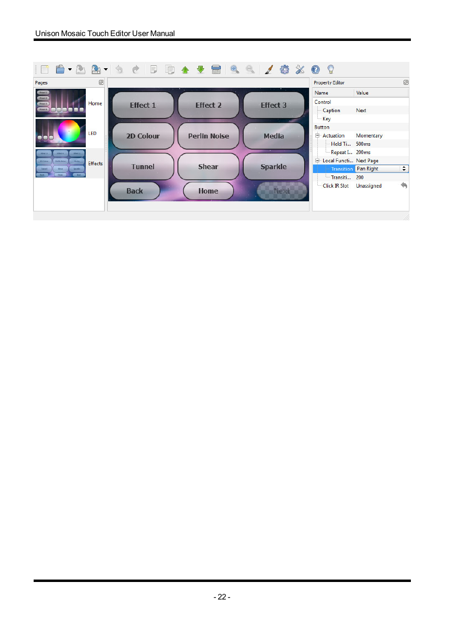 ETC Unison Mosaic TouchEditor v1.0 User Manual | Page 22 / 52